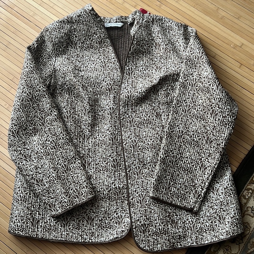 Soft by Avenue Silk Quilted Jacket NWT